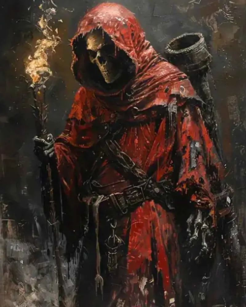 Hooded Warrior - Paint by Numbers Kit