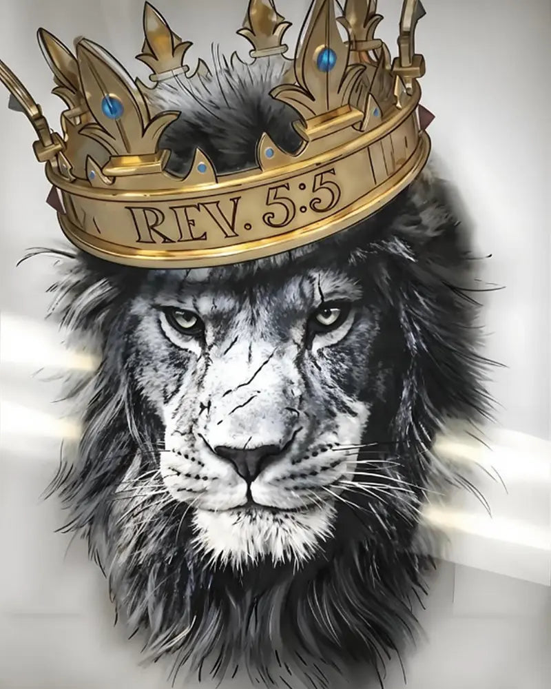 Lion King Crown - Paint by Numbers Kit