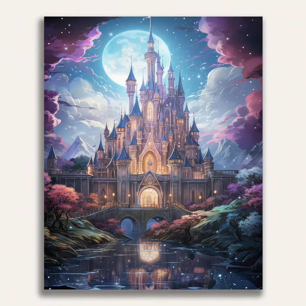 Fantasy Castle Kit - Framed Paint by Numbers Kit