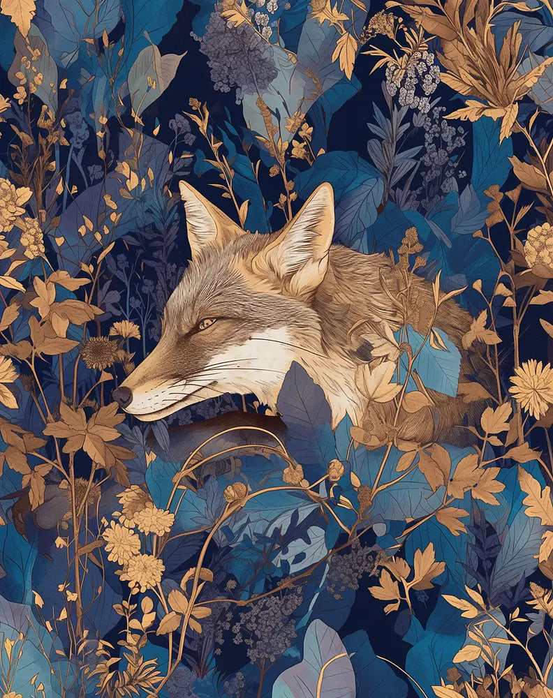 Mystical Fox Garden | Paint By Numbers Kit