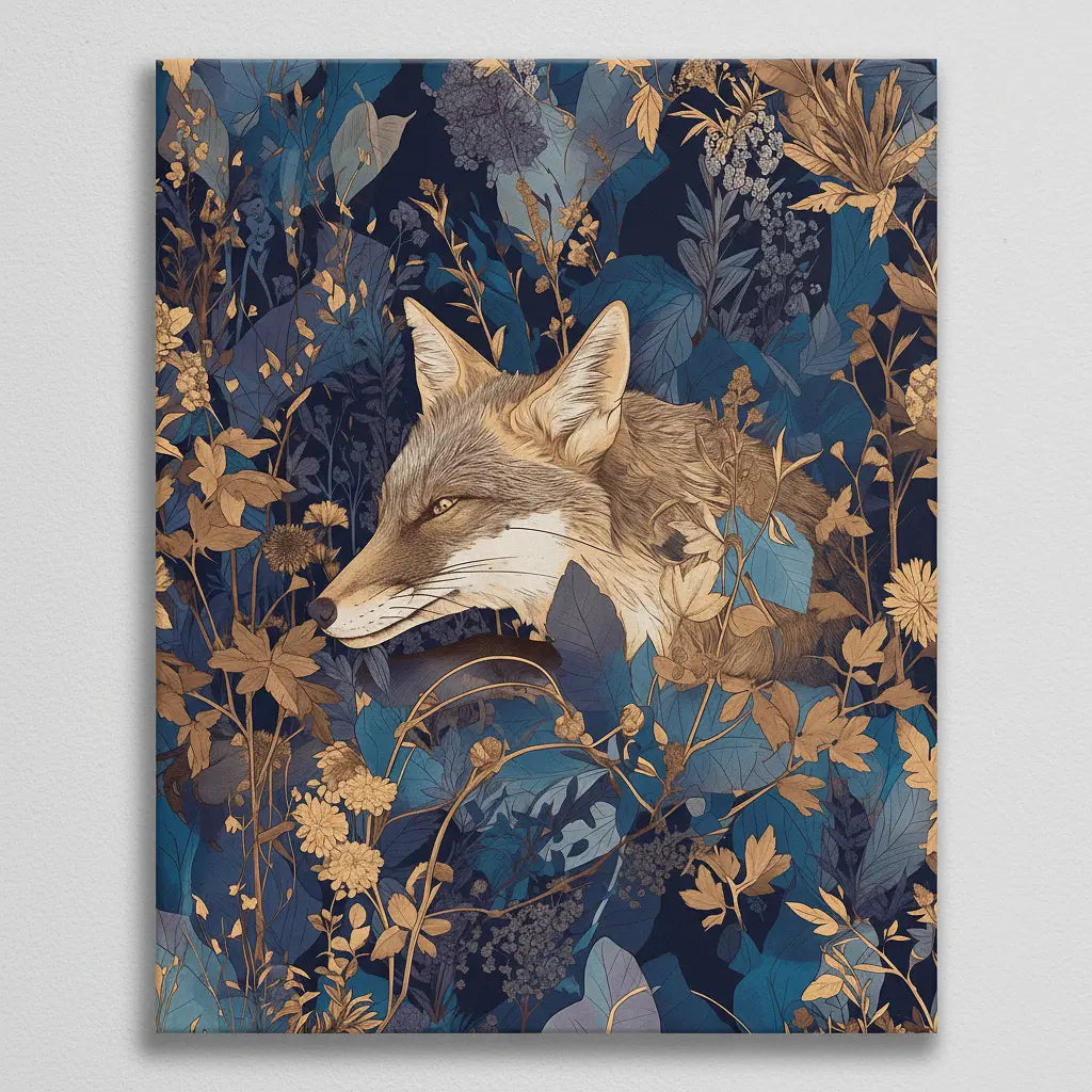 Mystical Fox Garden | Paint By Numbers Kit