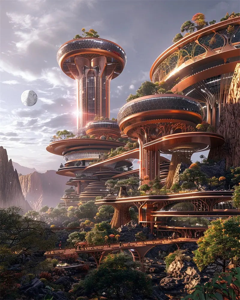 Futuristic City Kit - Paint by Numbers Kit