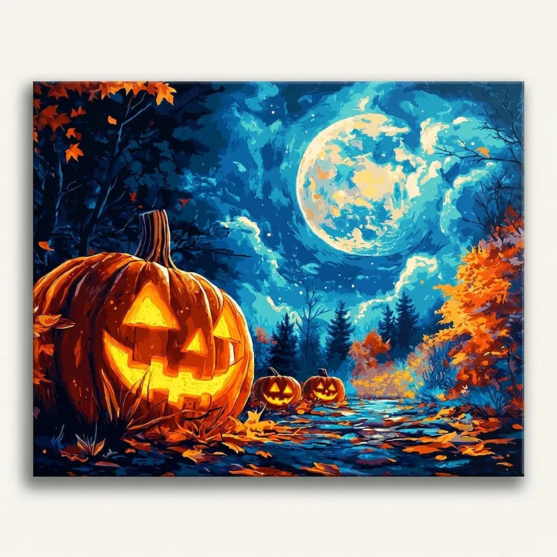 Halloween Night Painting | Paint By Numbers Kit
