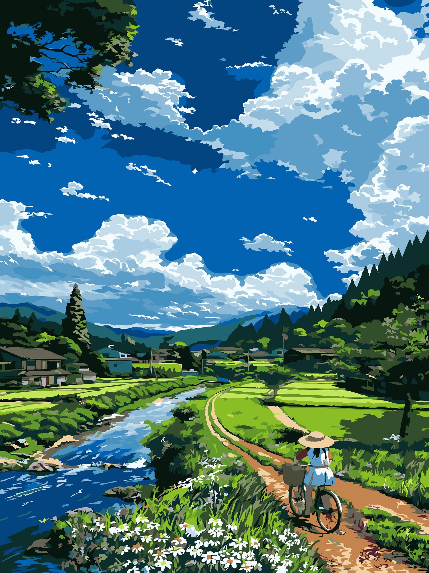 Japanese Valley Adventure | Paint By Numbers Kit