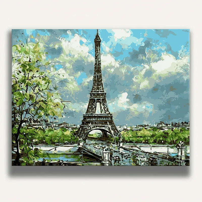 Paris Eiffel Tower | Paint By Numbers Kit