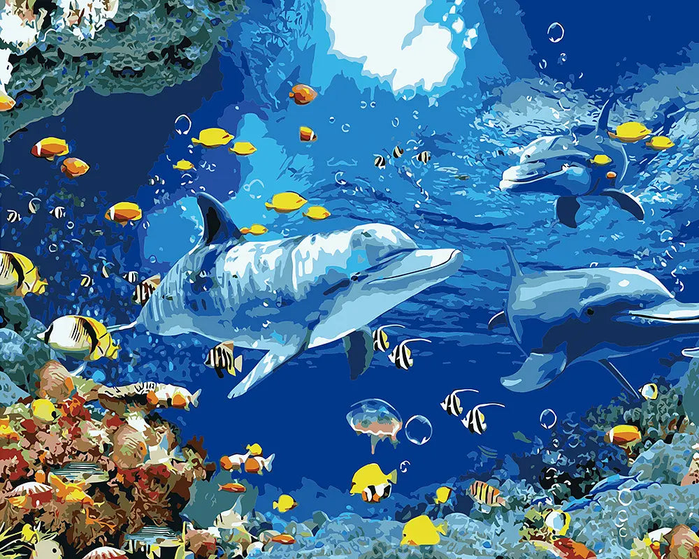 Ocean Dolphins Paradise