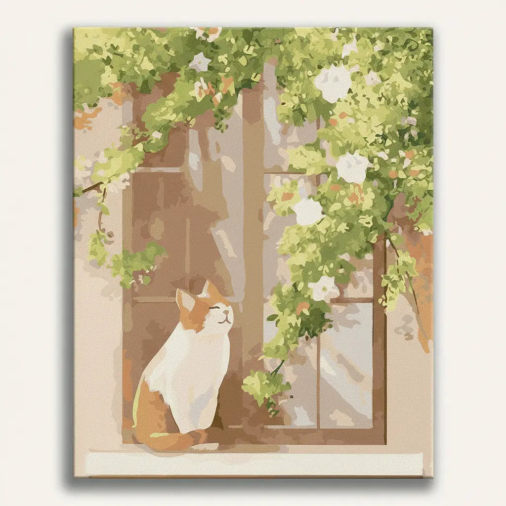 Sleepy Cat Window