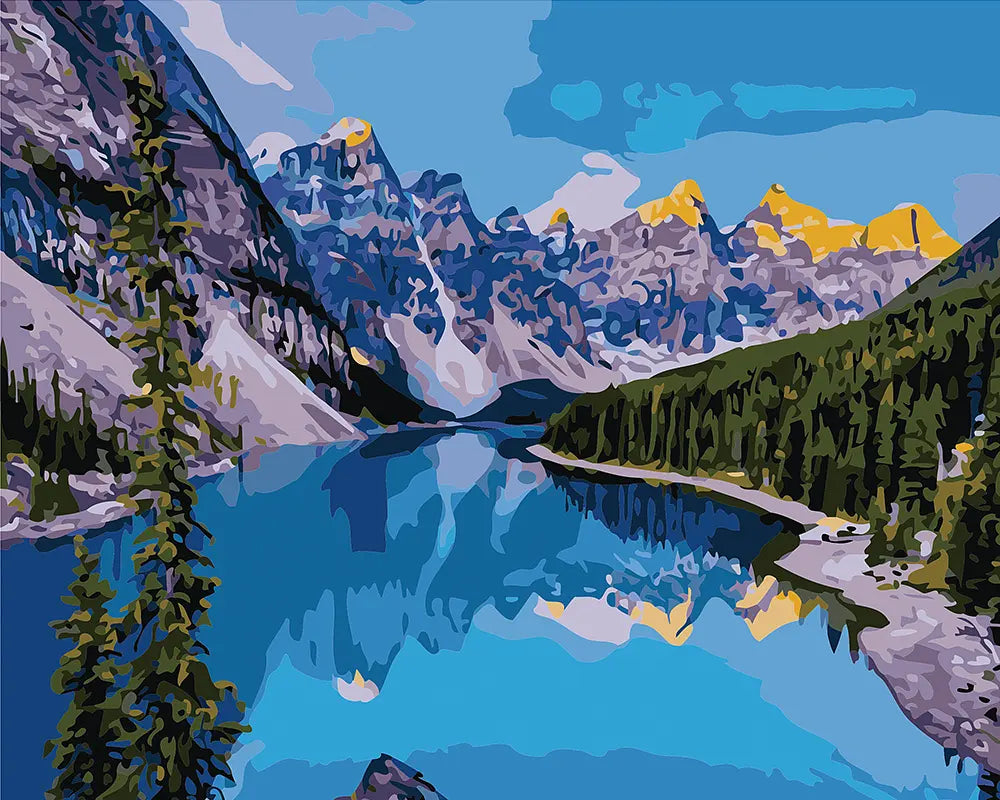Mountain Lake Reflection