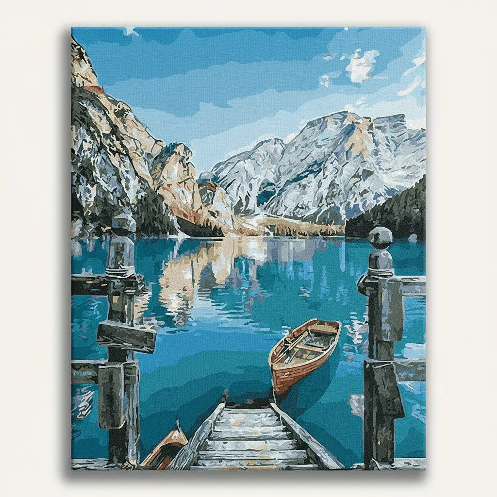 Peaceful Mountain Lake