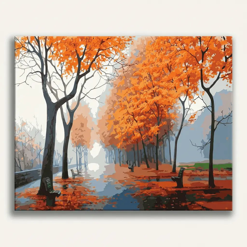 Golden Autumn Walk