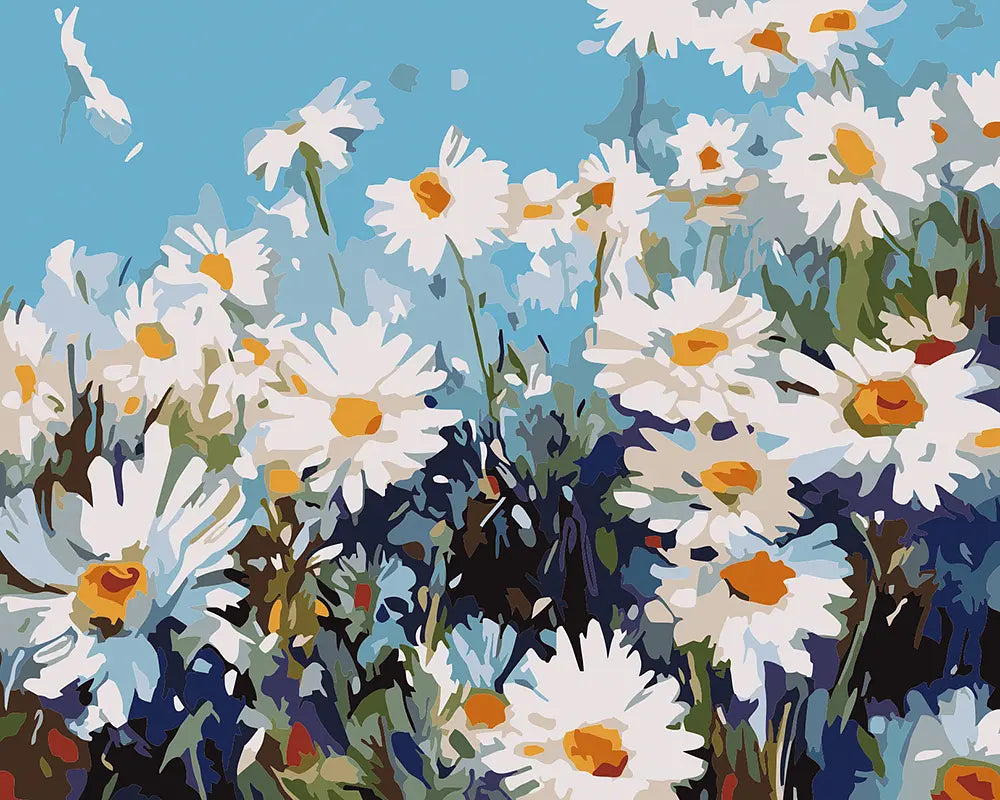 White Daisy Garden
