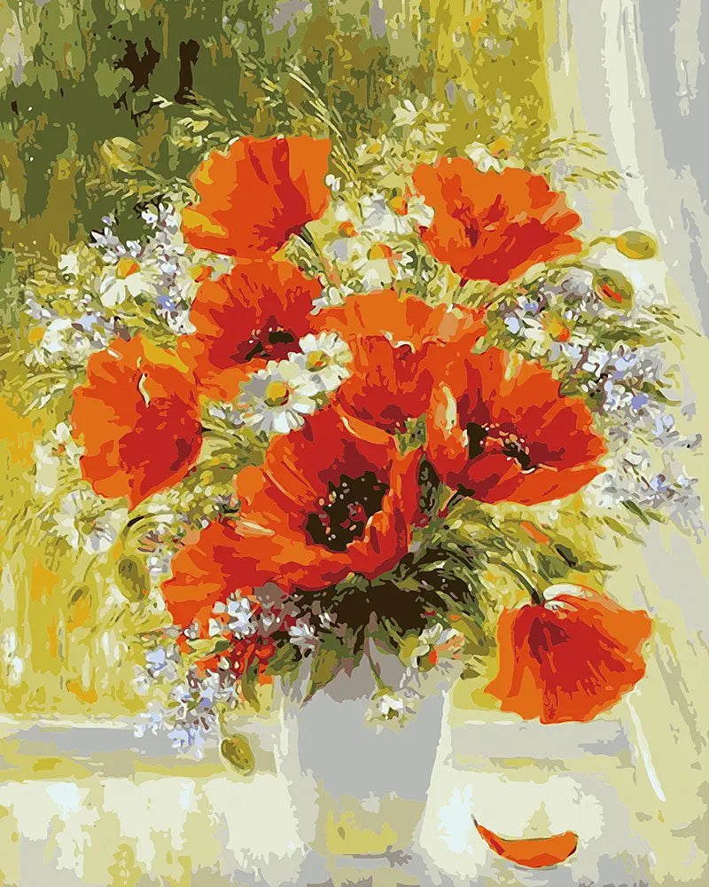 Red Poppy Bouquet