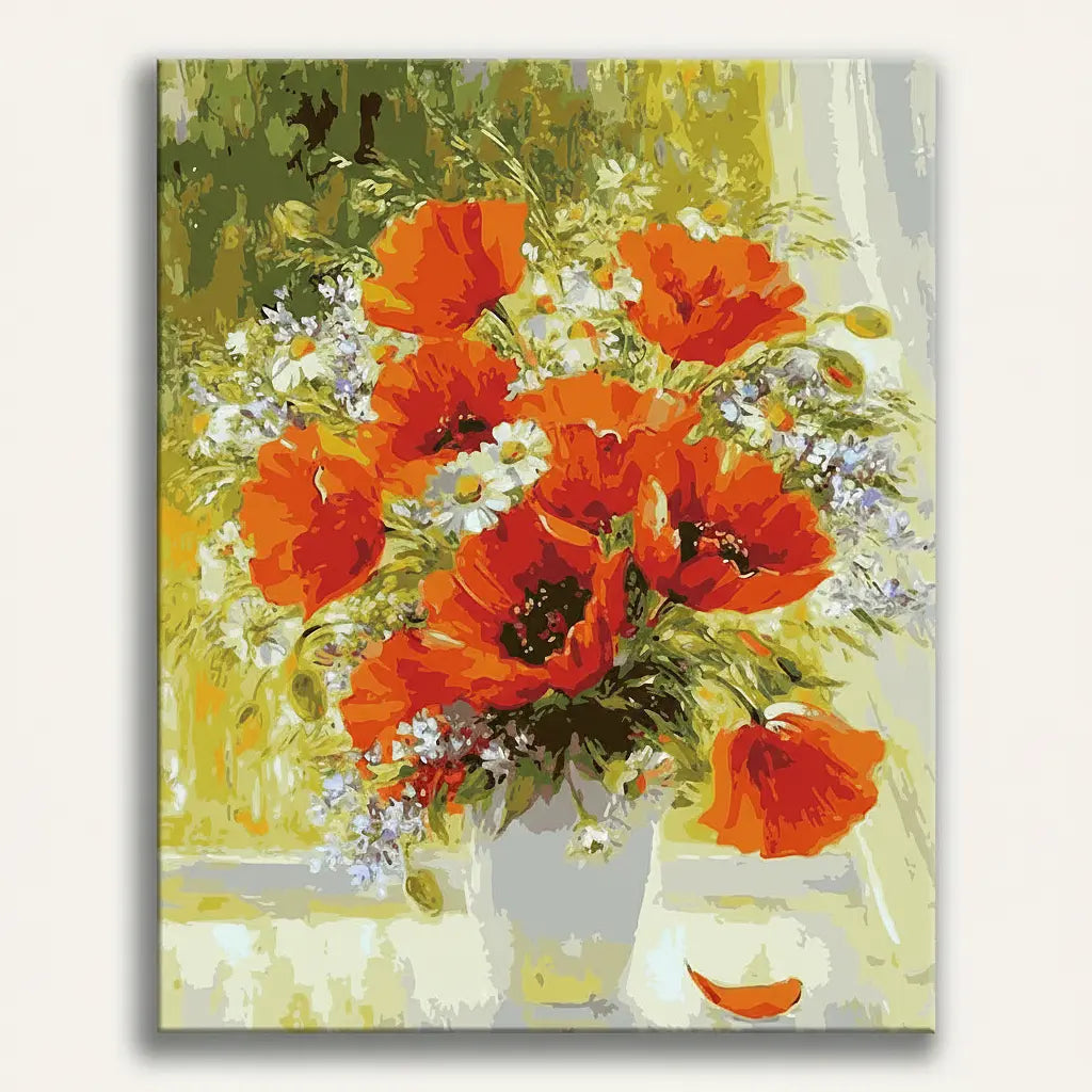 Red Poppy Bouquet