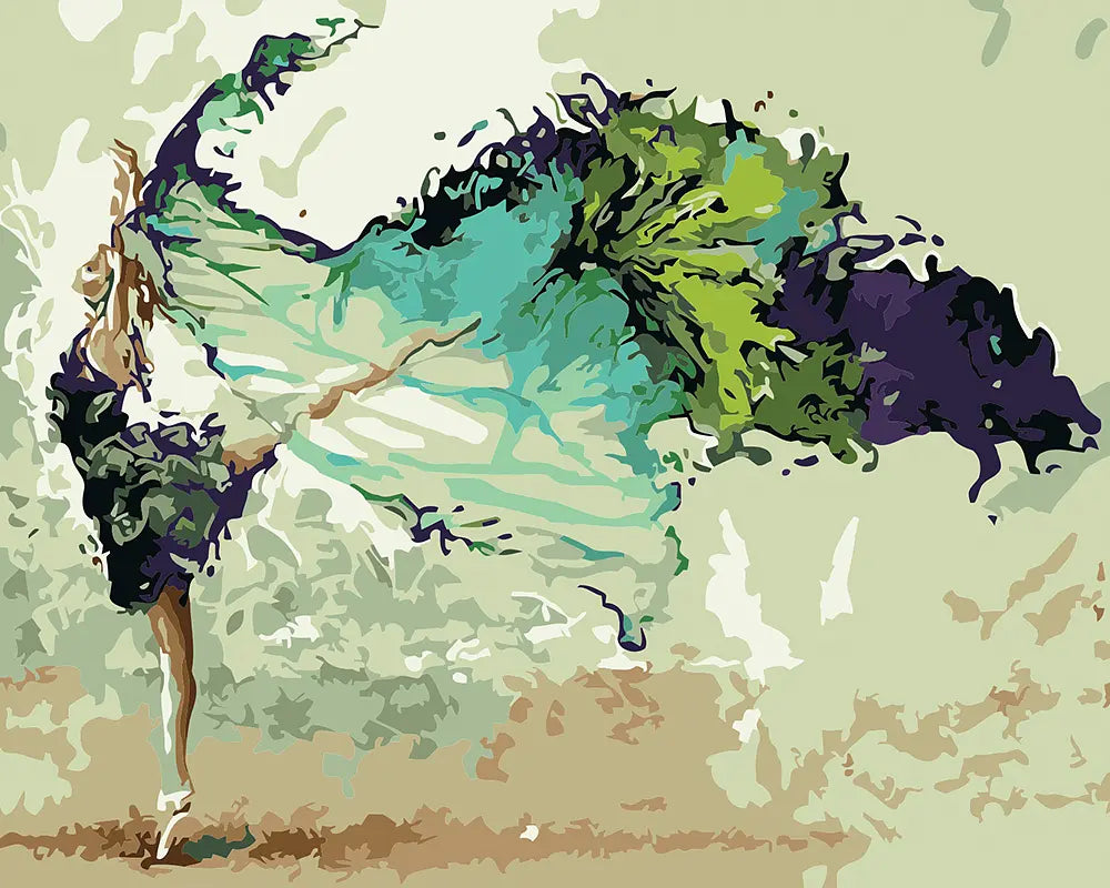 Flowing Dancer Portrait