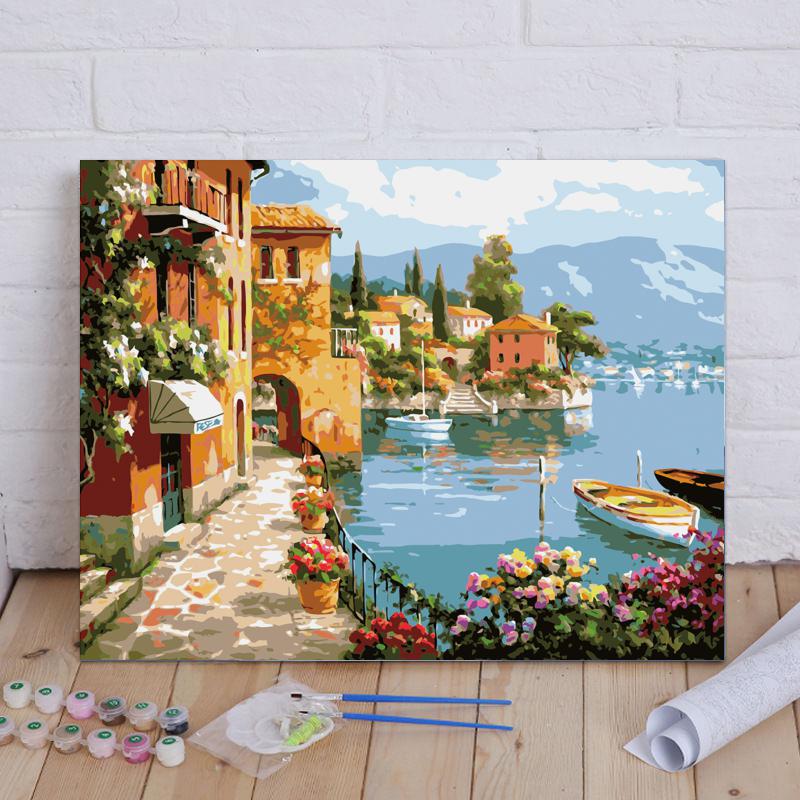 Mediterranean Coastal Town
