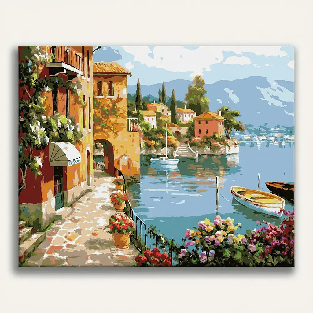 Mediterranean Coastal Town