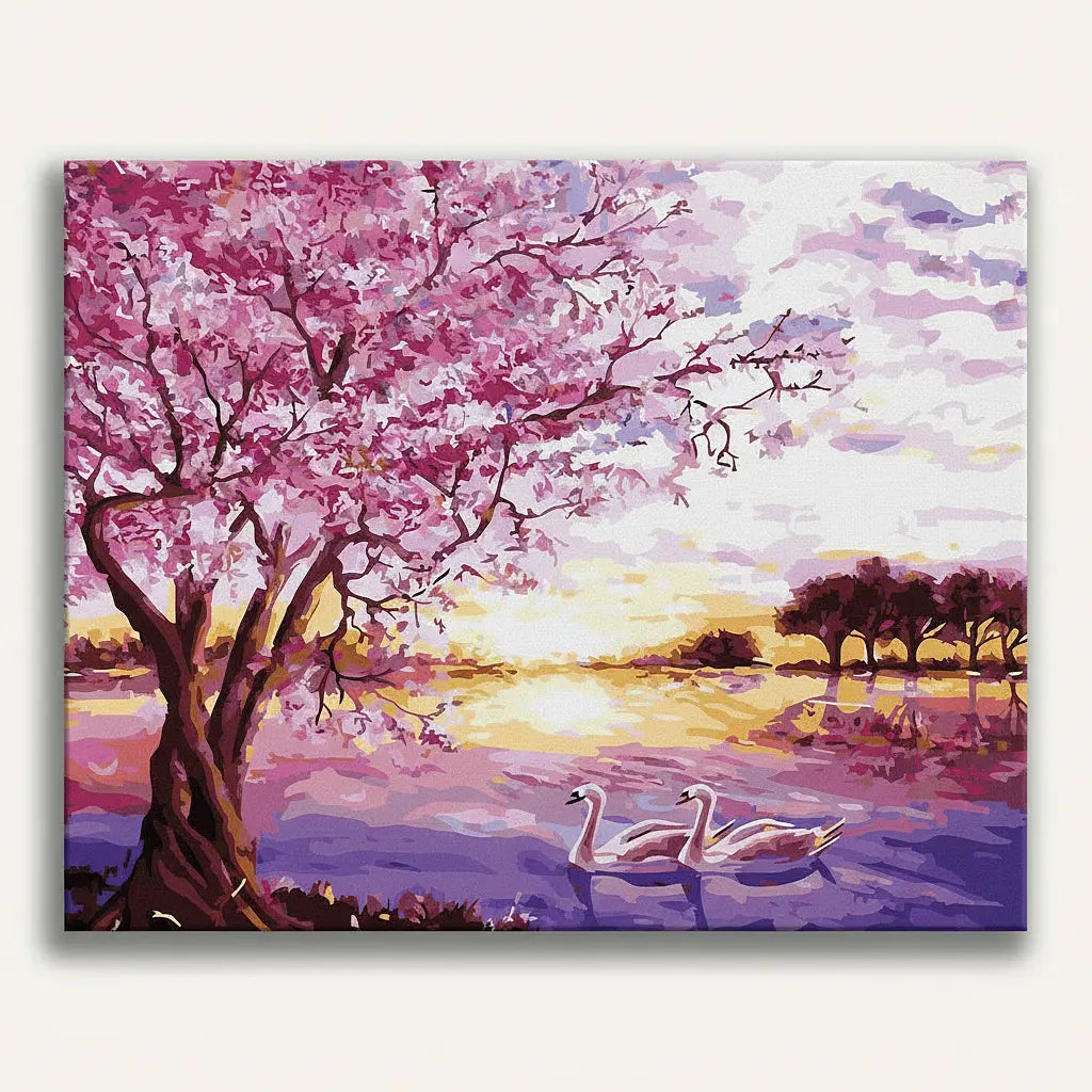 Cherry Blossom Lake