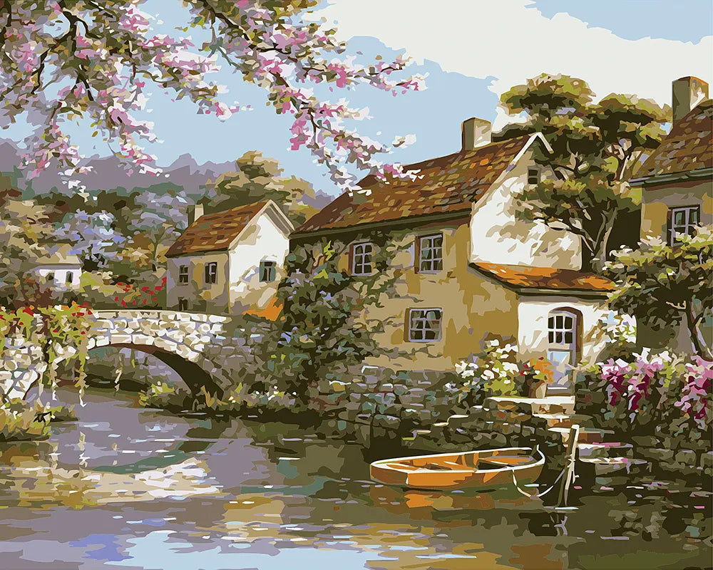Peaceful Village Brook