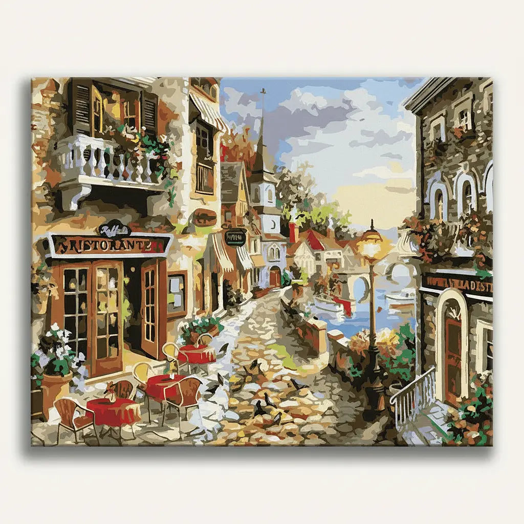 Mediterranean Village Steps
