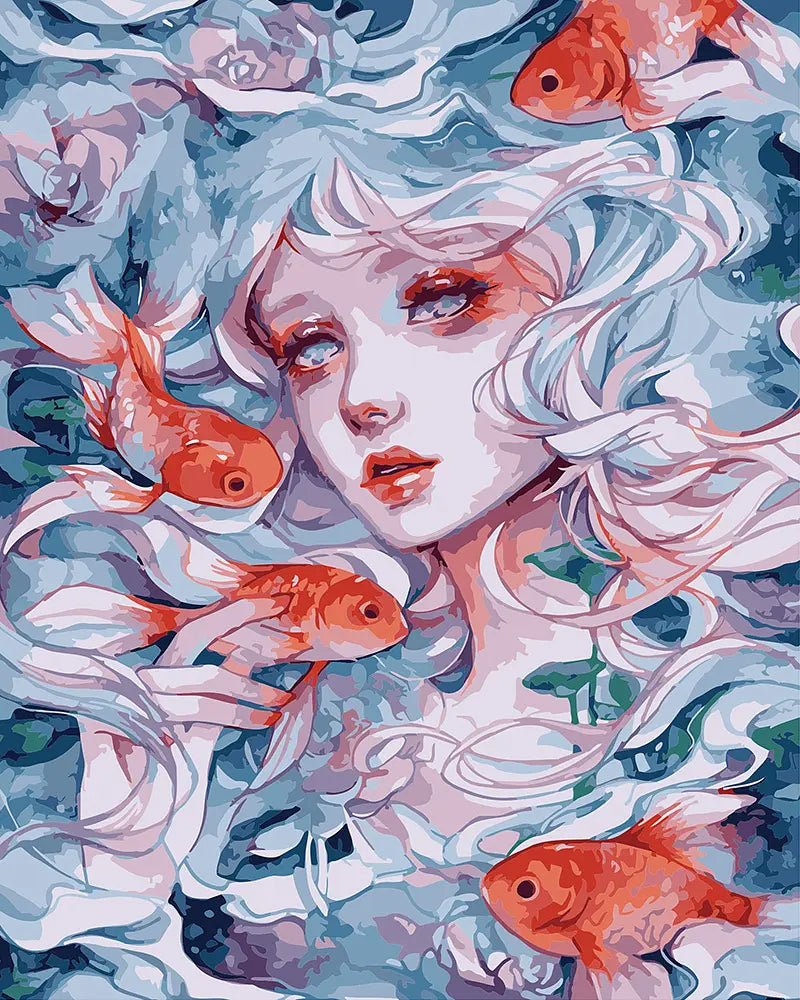 Goldfish Water Portrait