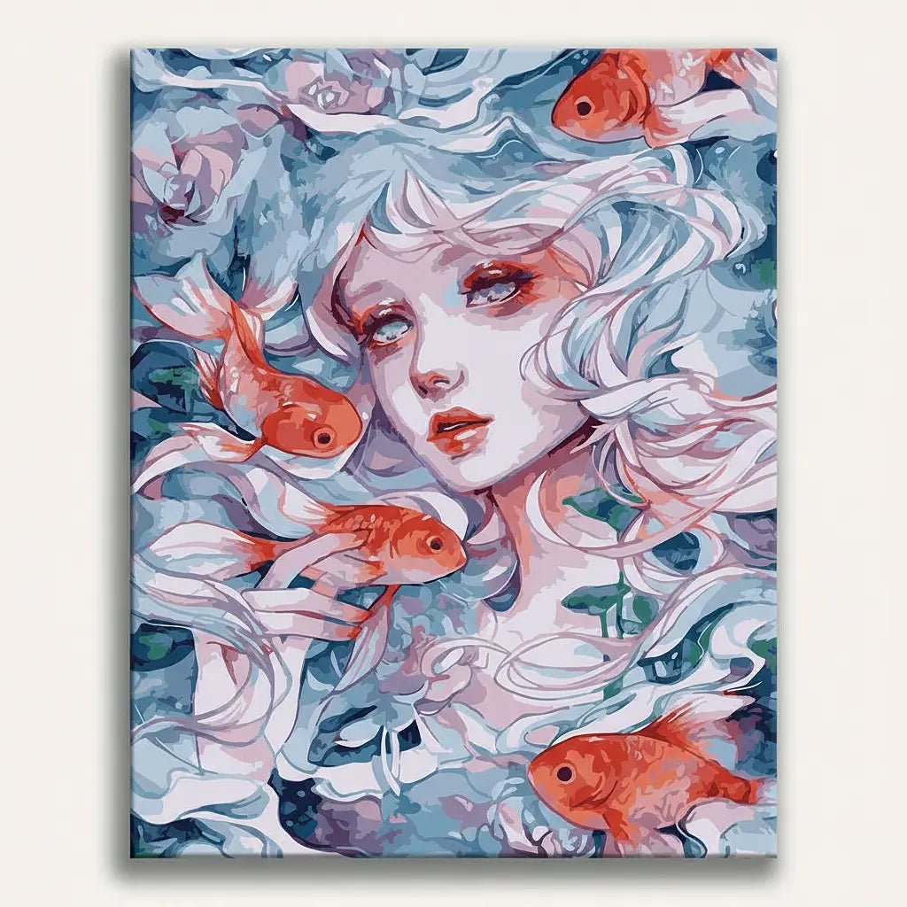 Goldfish Water Portrait