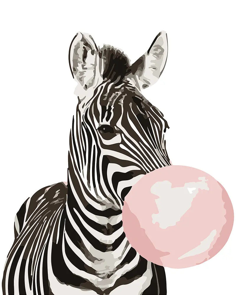 Bubble Gum Zebra