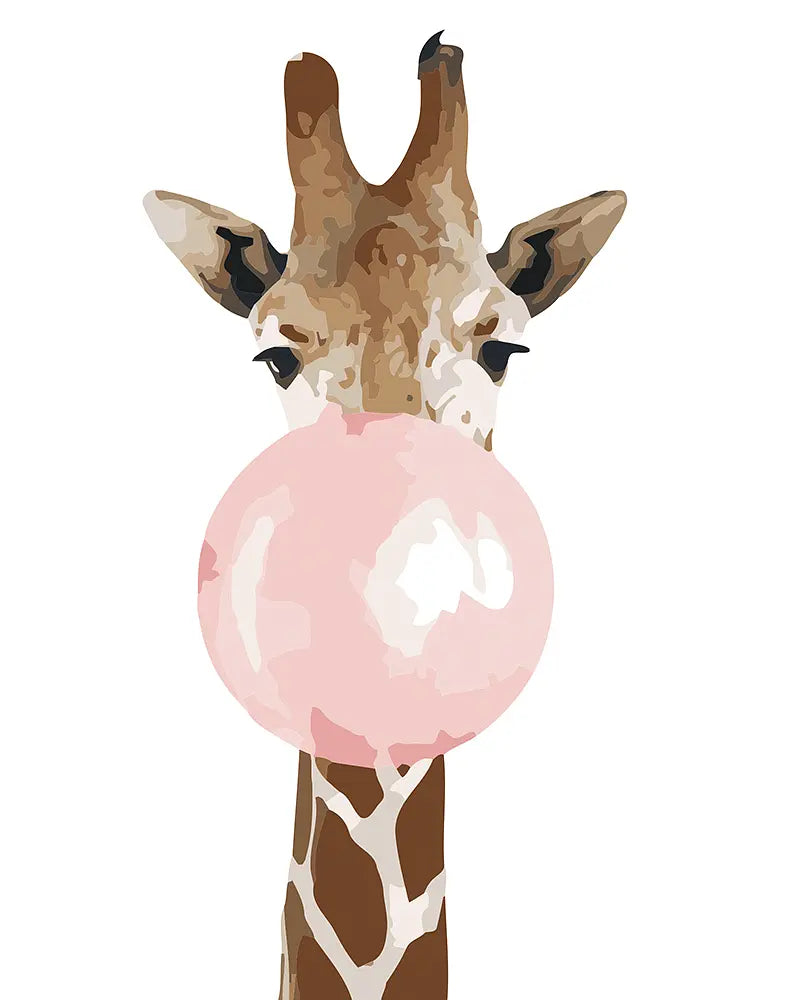 Bubble Gum Giraffe