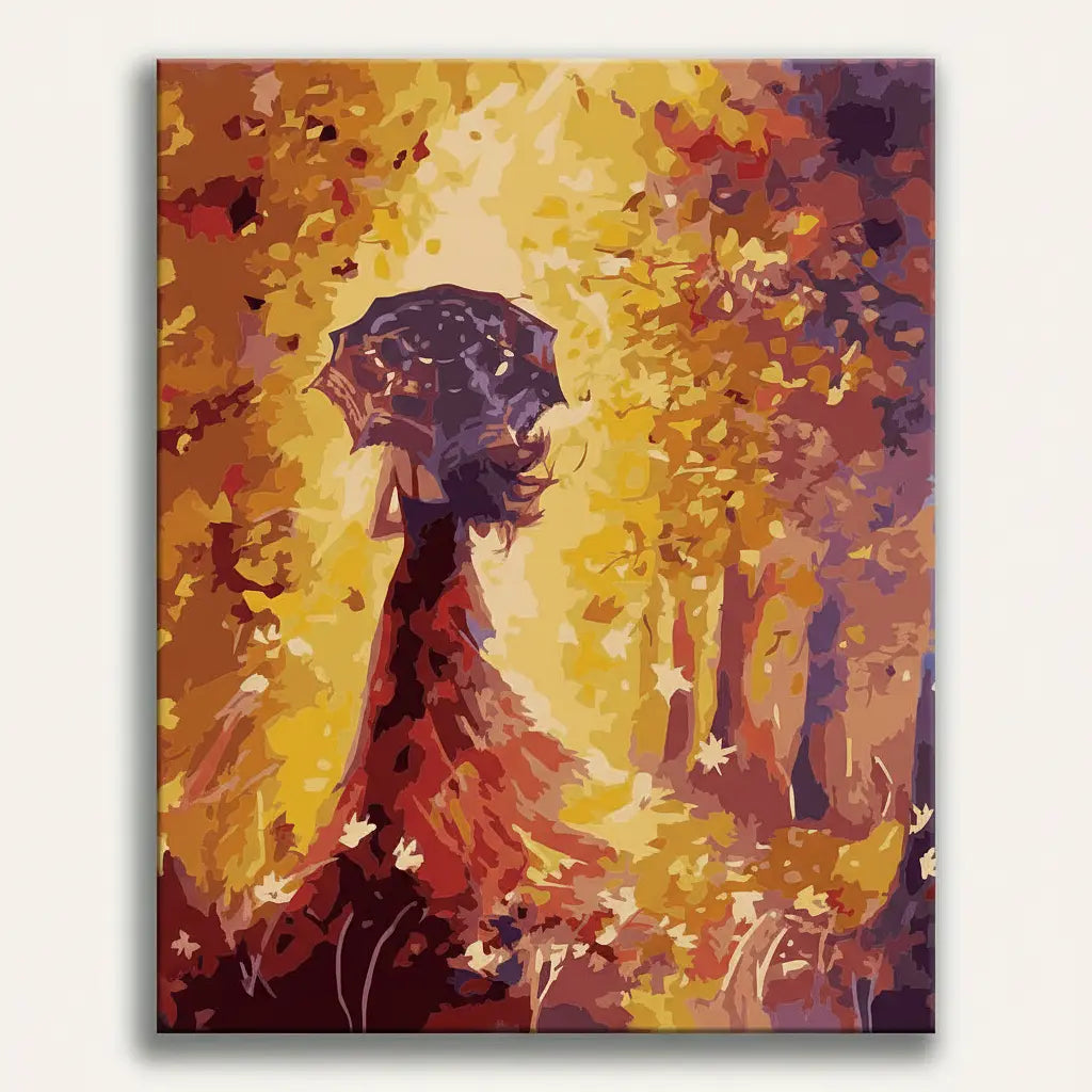 Autumn Path Girl