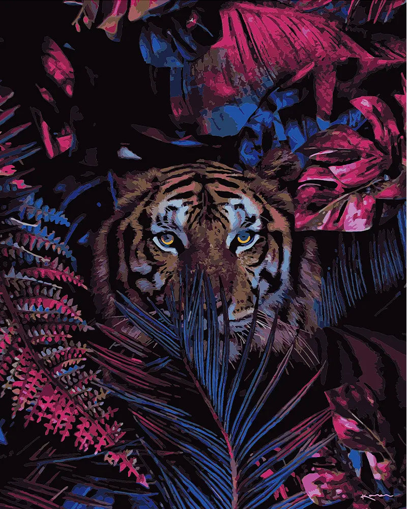 Tropical Tiger Paint