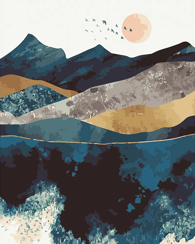 Mountain Landscape Paint Kit