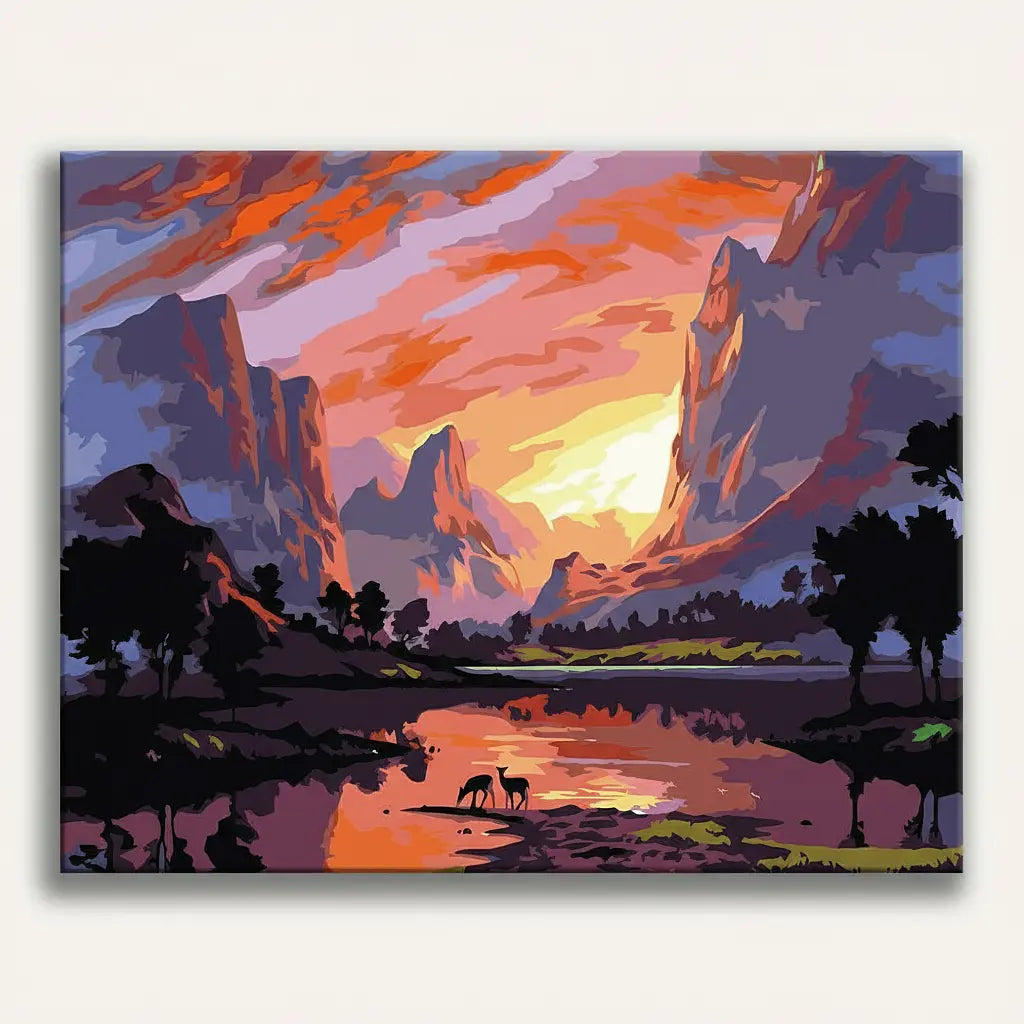 Canyon Sunset Valley