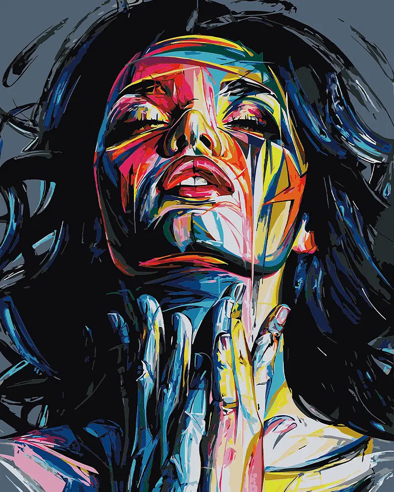 Colorful Woman Portrait
