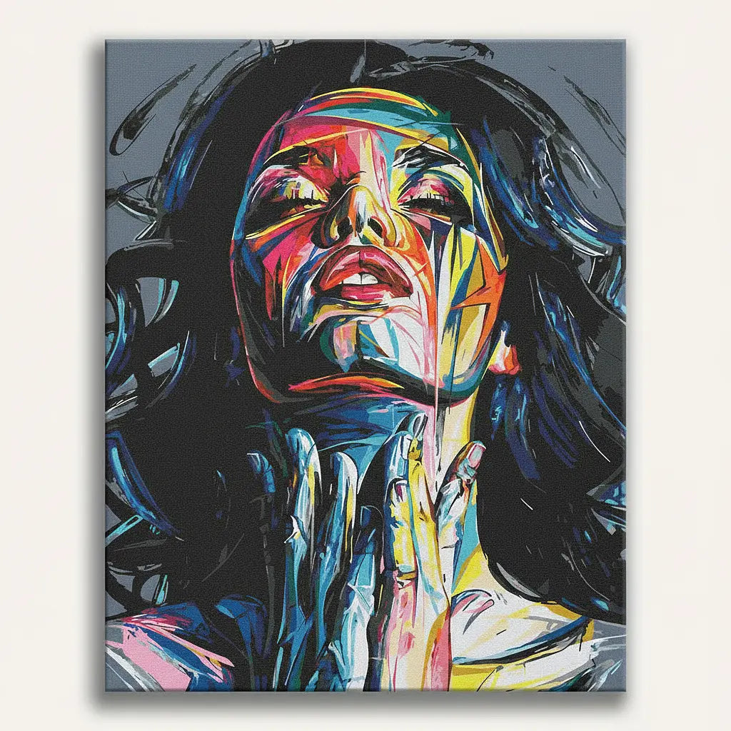 Colorful Woman Portrait