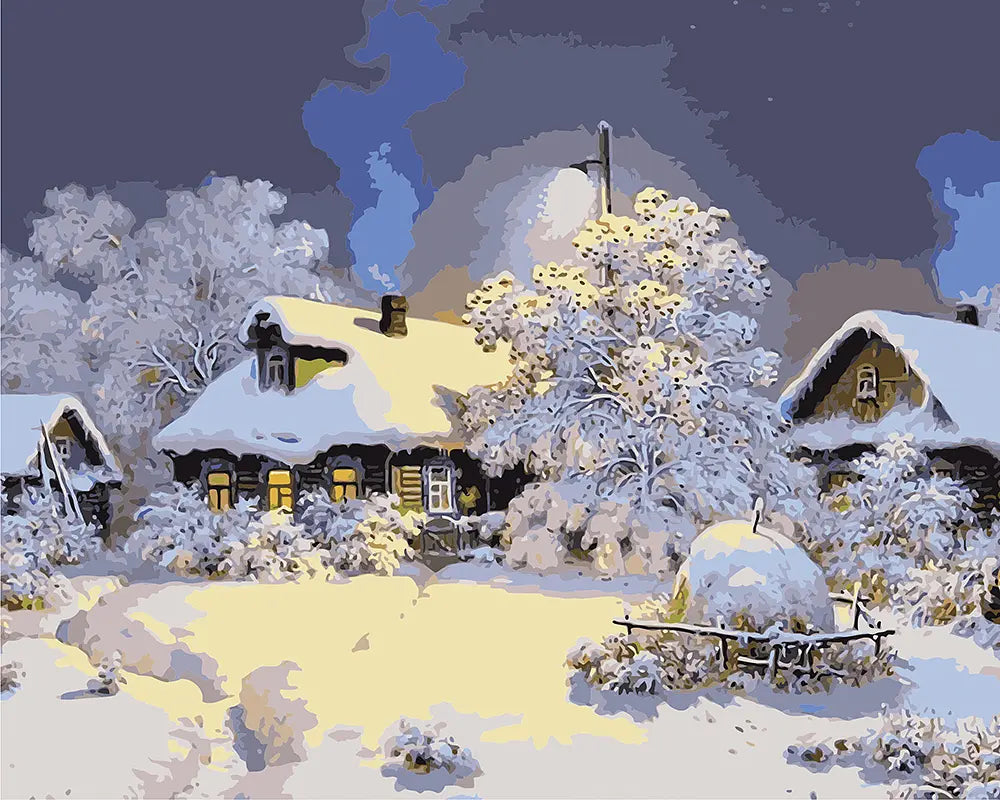 Snowy Cottage Winter