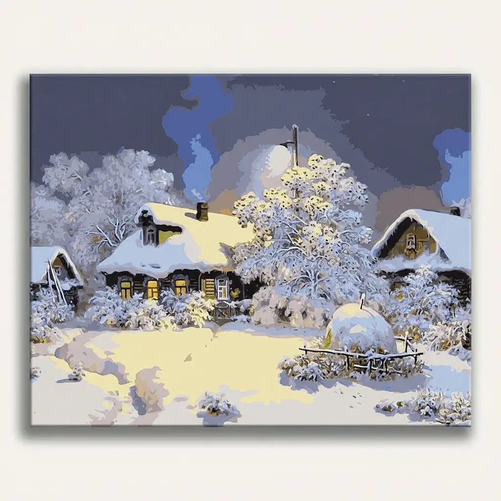 Snowy Cottage Winter