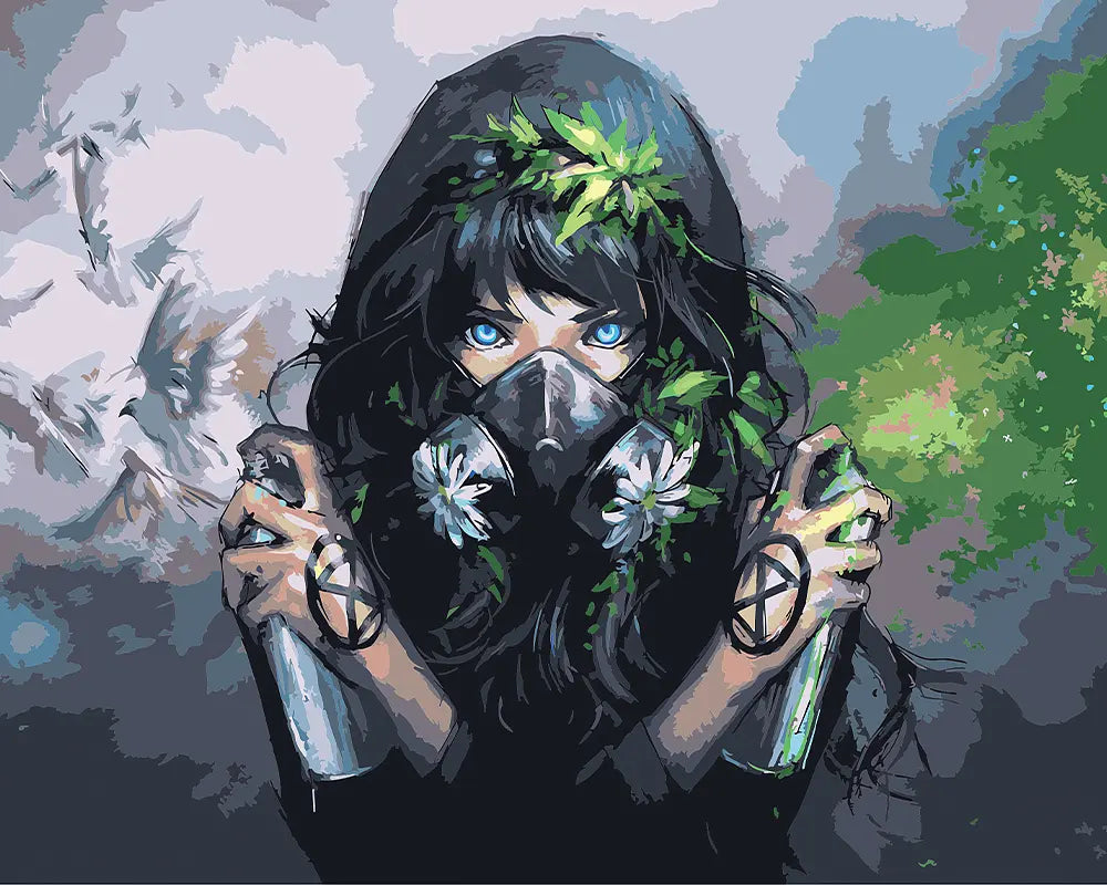 Anime Mask Girl