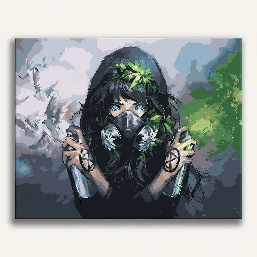 Anime Mask Girl