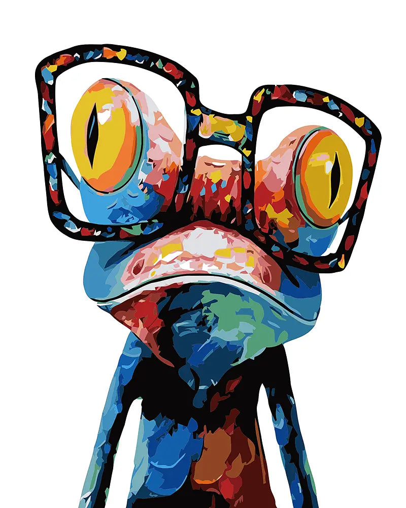 Colorful Frog Glasses