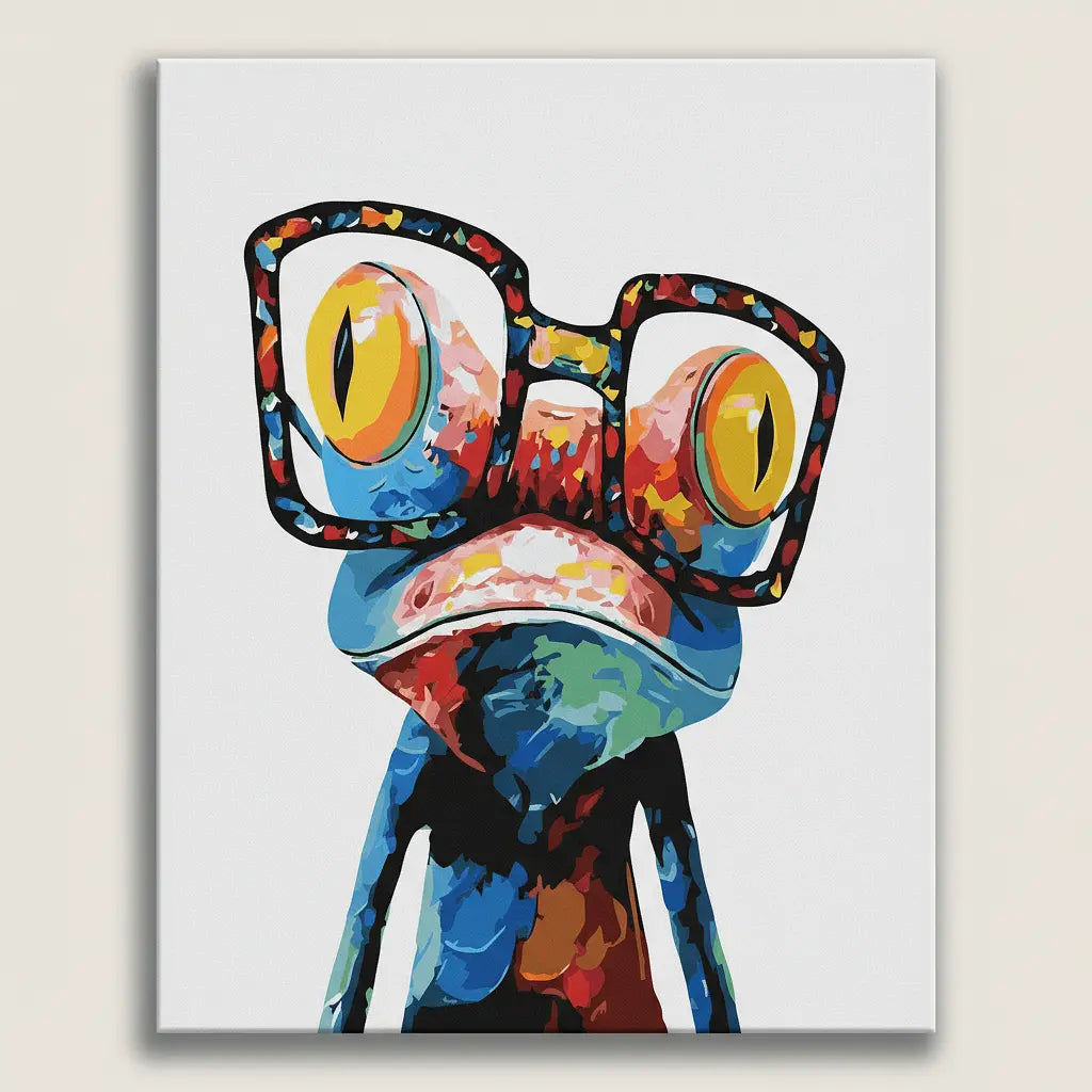 Colorful Frog Glasses
