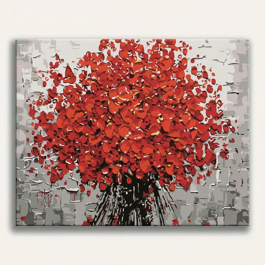 Red Tree Painting