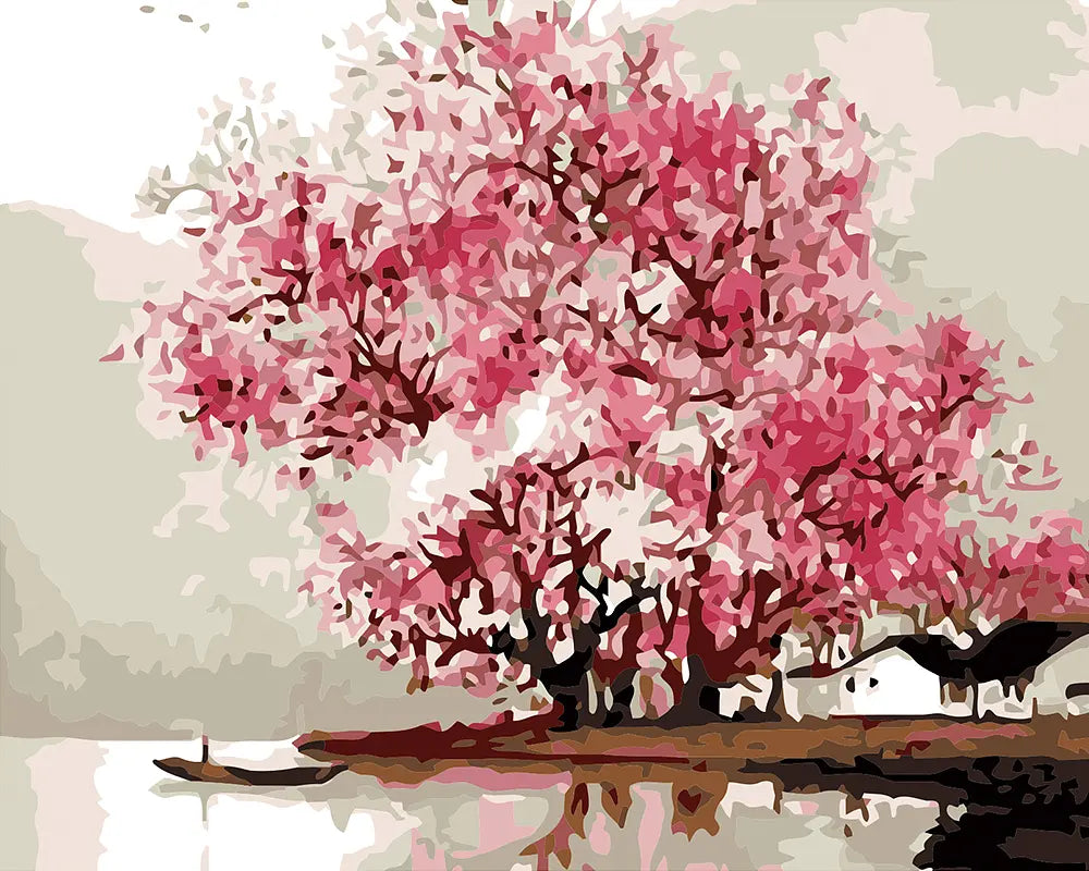 Cherry Blossom Lake