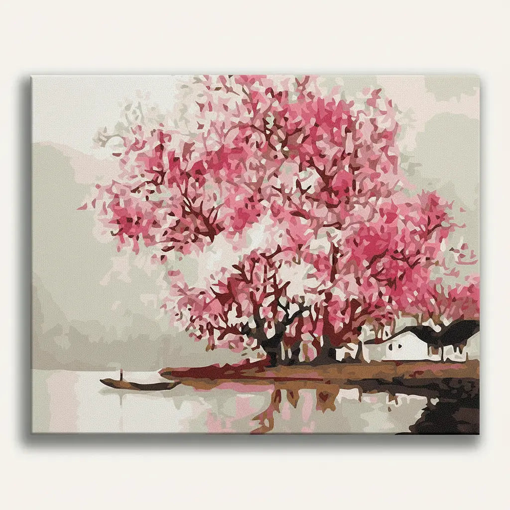 Cherry Blossom Lake