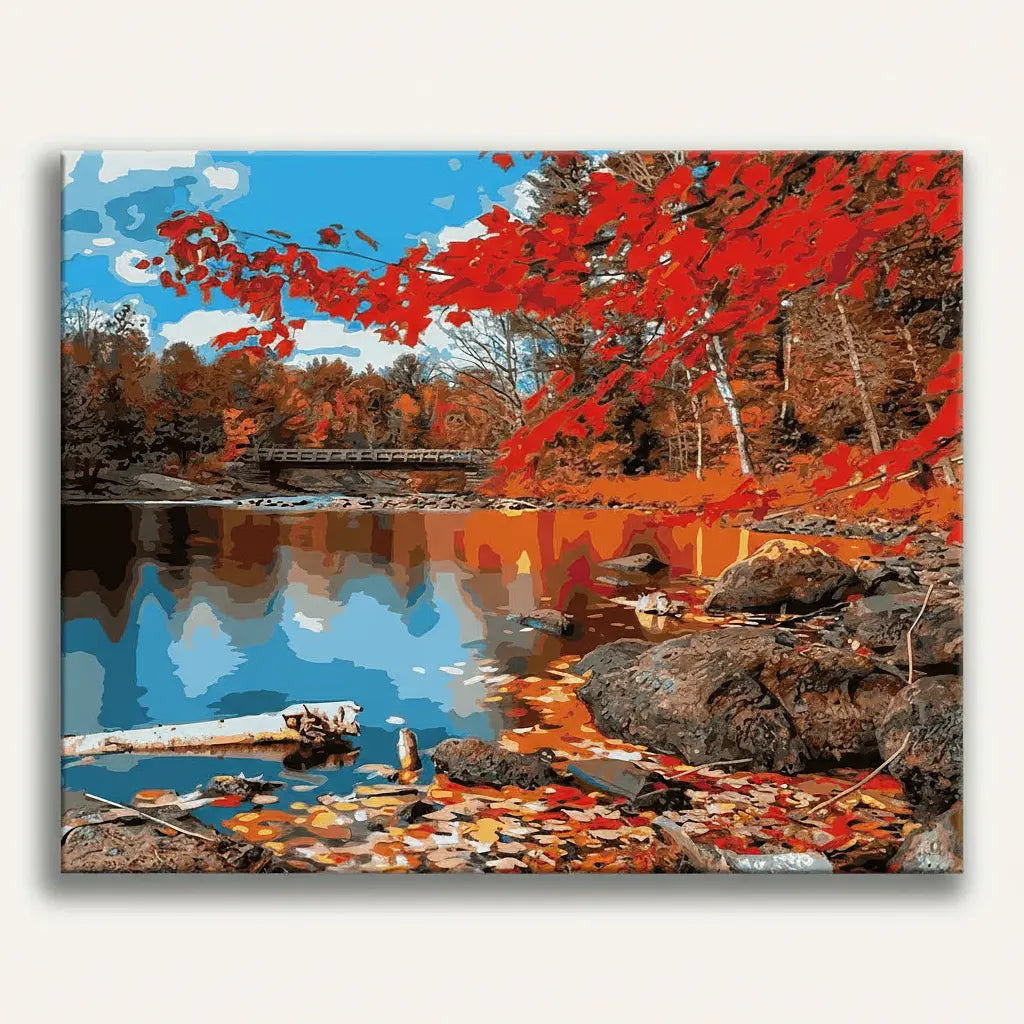 Autumn Lake Reflection