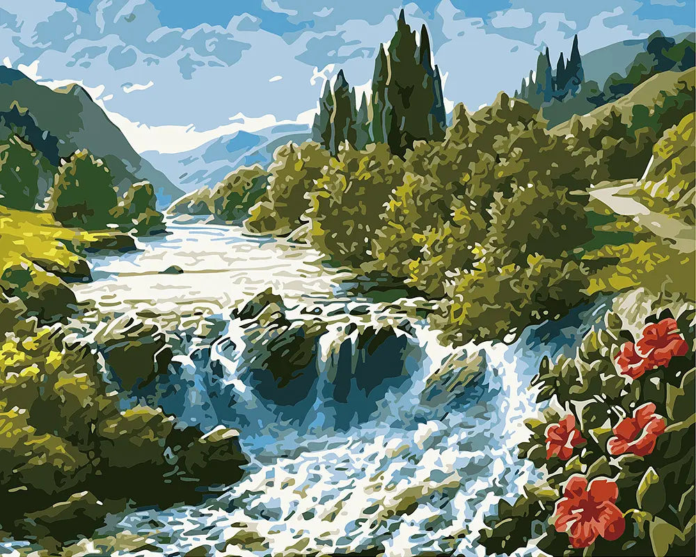 River Valley Painting
