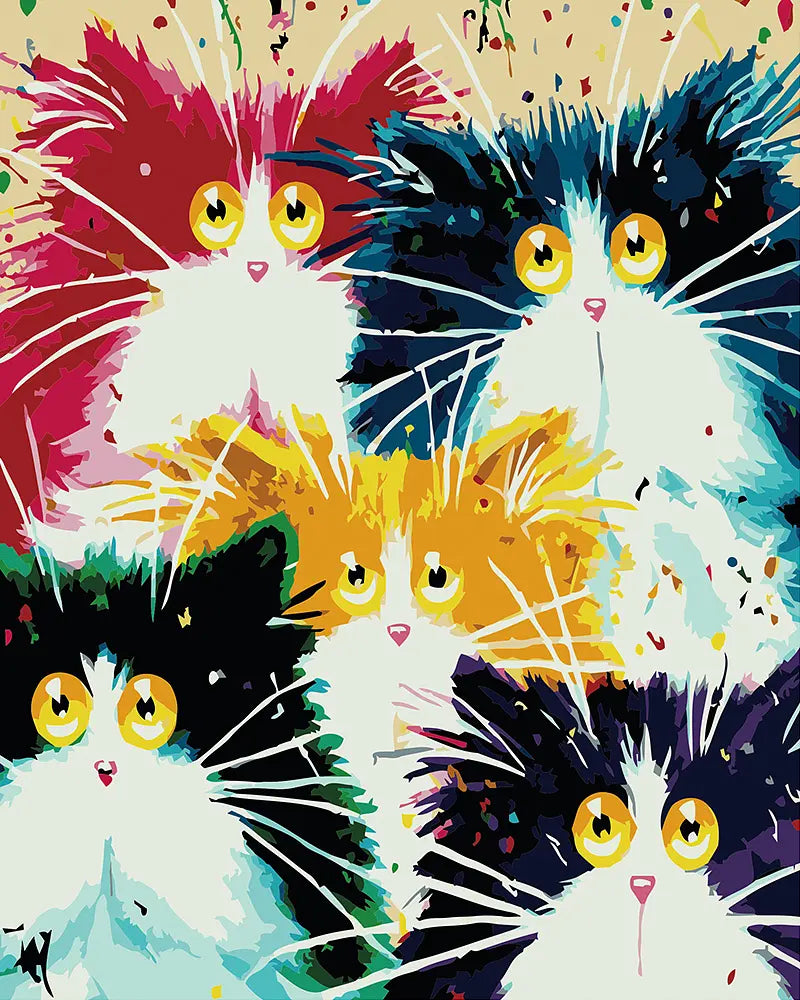 Colorful Cats