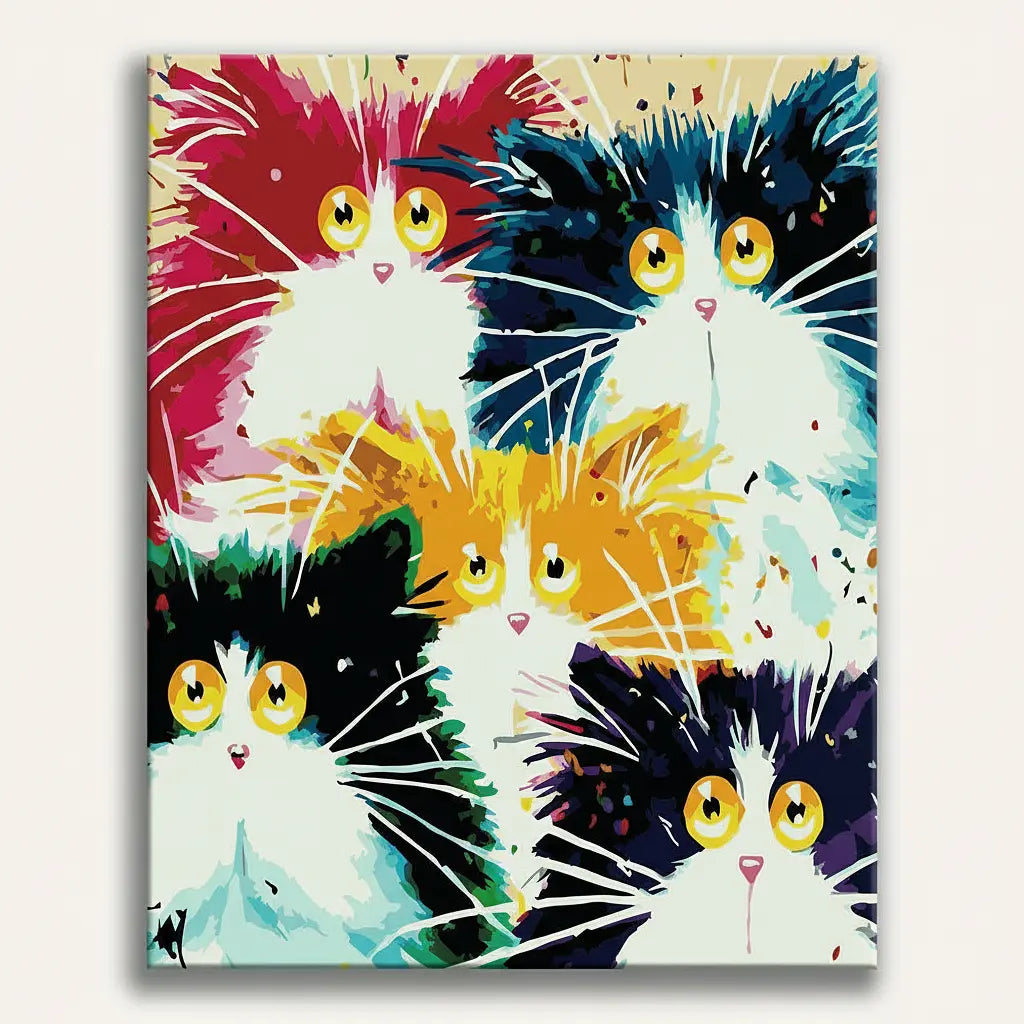 Colorful Cats