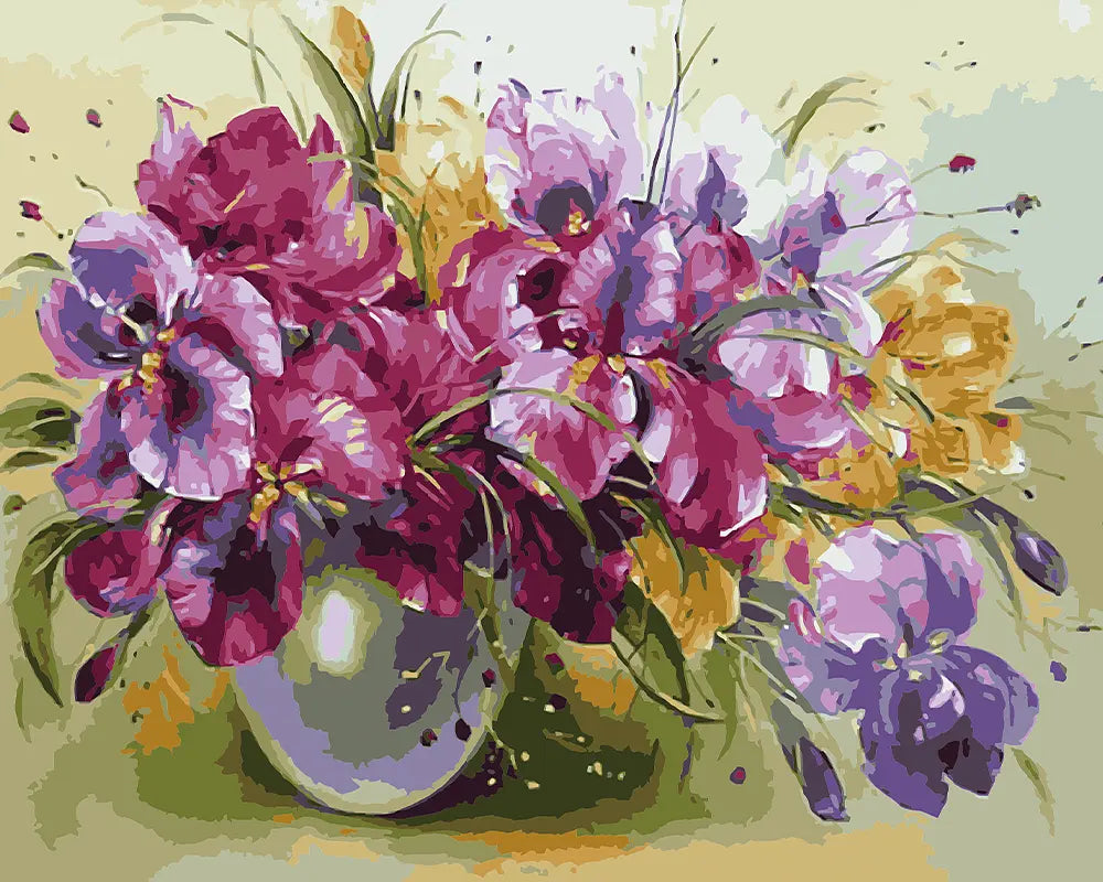 Purple Pansies Kit