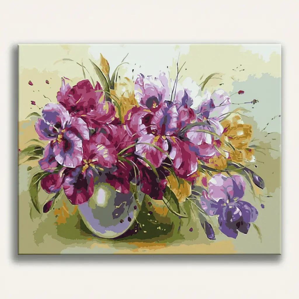 Purple Pansies Kit