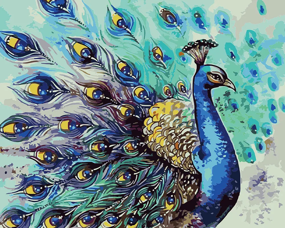 Peacock Painting Kit