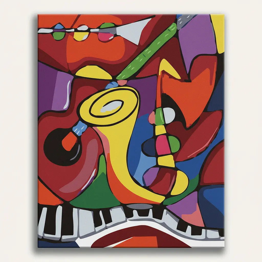 Abstract Elephant Art